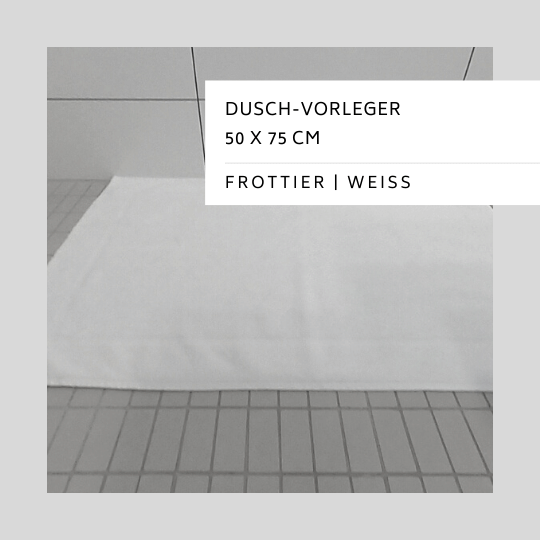 Reinigung Bad-Vorleger Frottier weiss 50x70cm