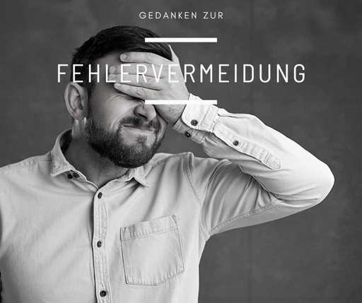 FEHLERVERMEIDUNG
